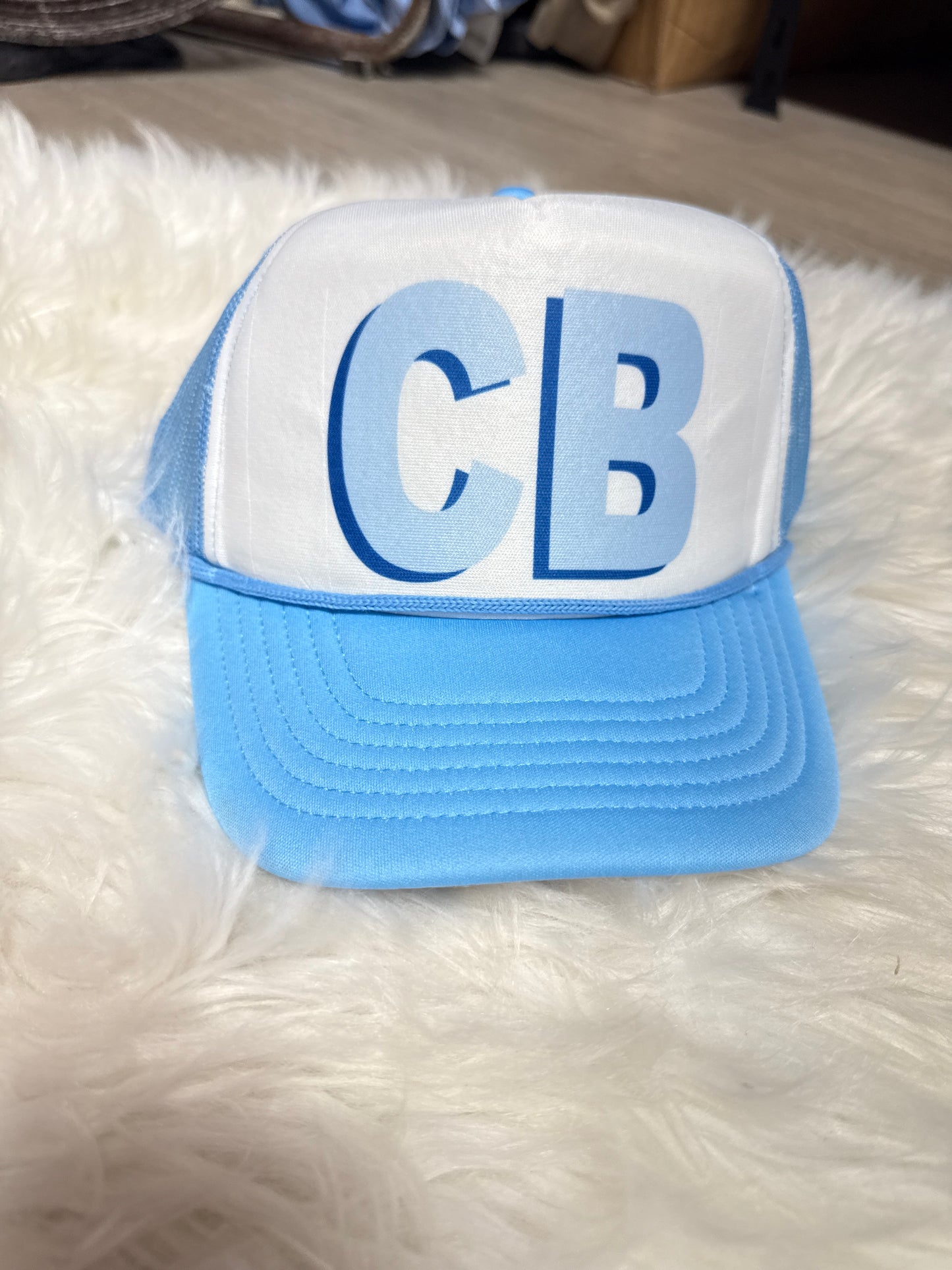 CB blue hat