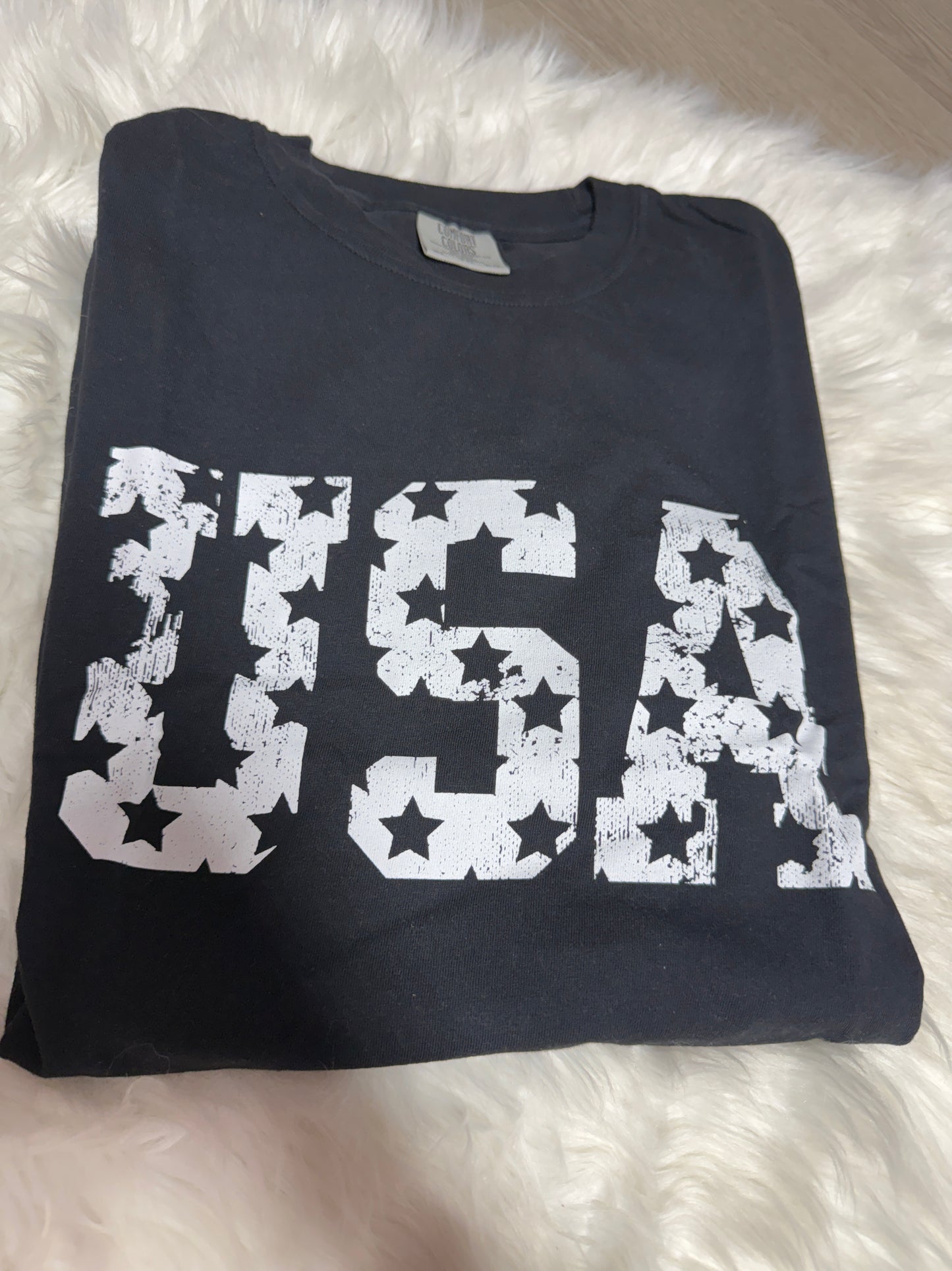 Distressed USA xl black