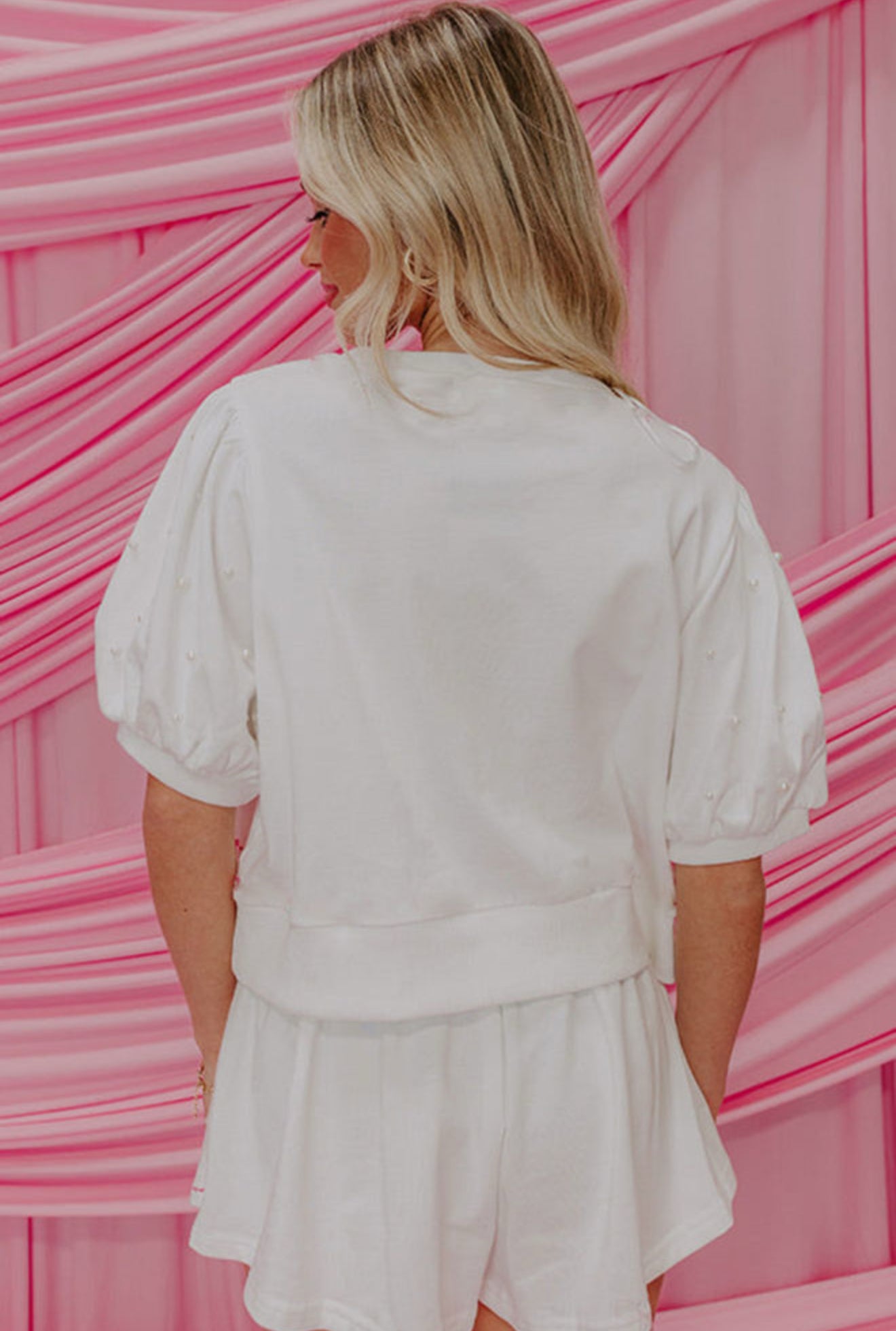 white pearl 2pc set