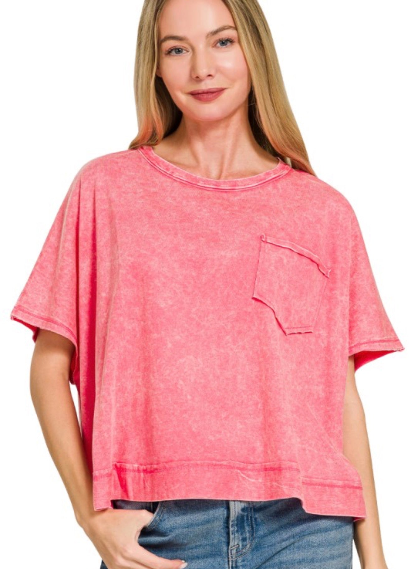 Acid wash oversized CTW-3577Y