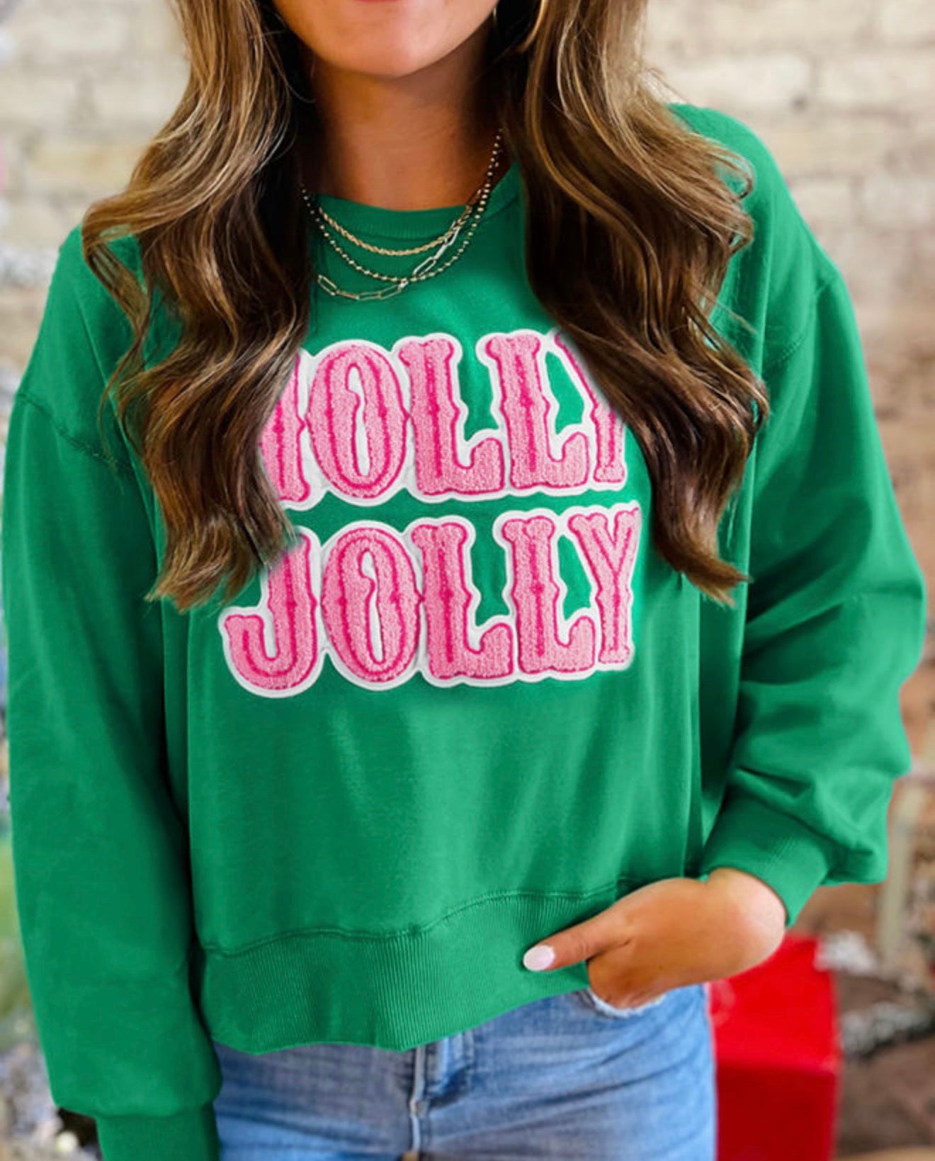 Holly Jolly green crop