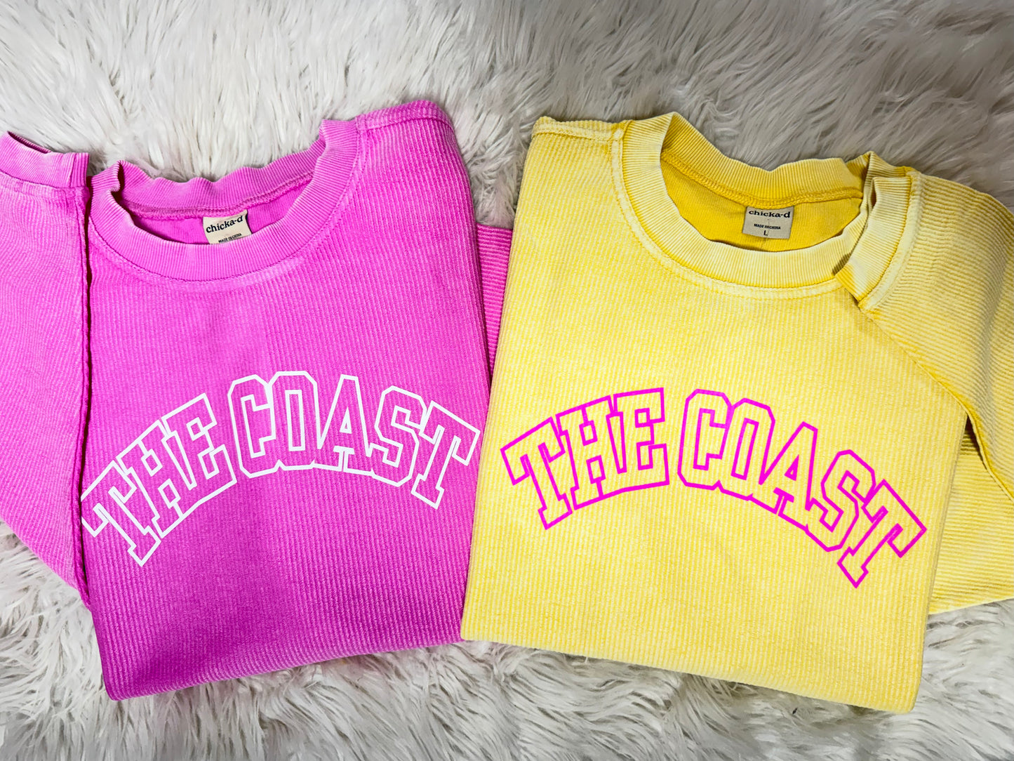 Chick a d corded sweatshirts