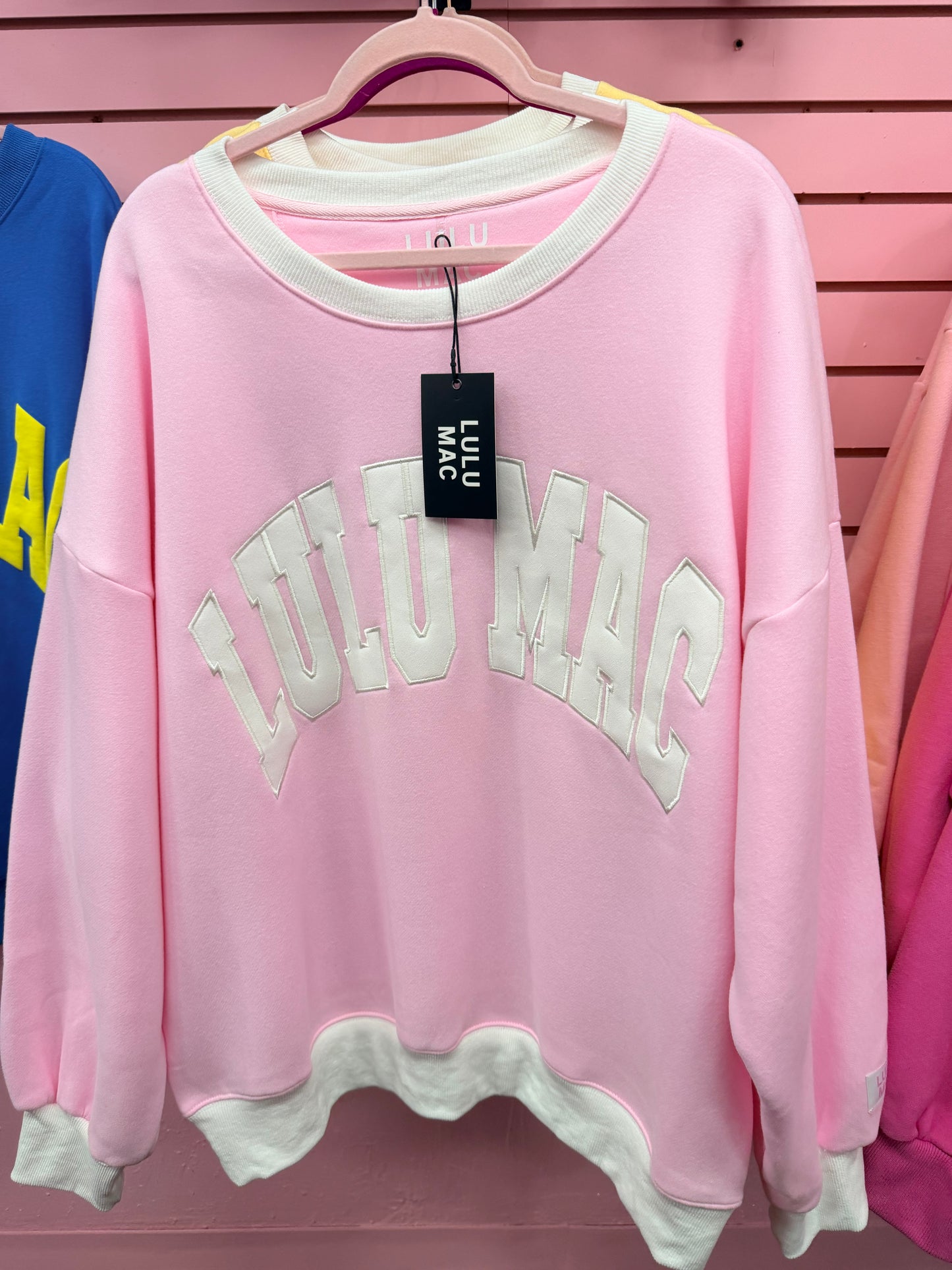 Lulu Mac pink & white xL