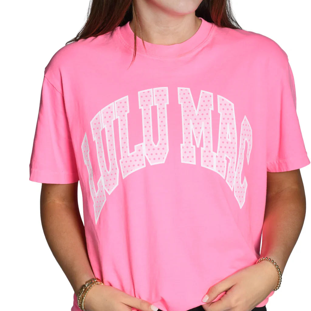 Hot pink Lulu Mac shirt