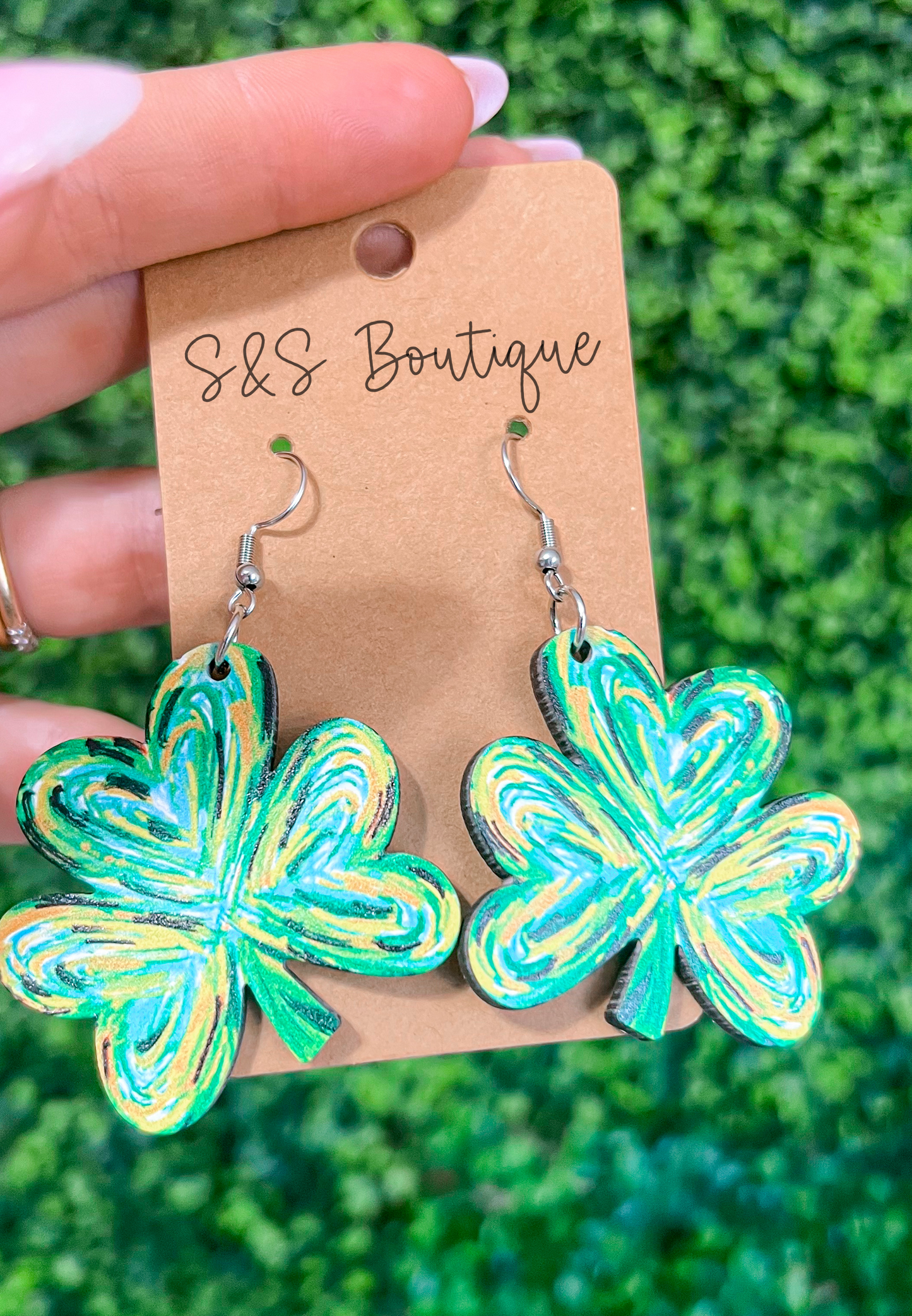 St pattys earrings