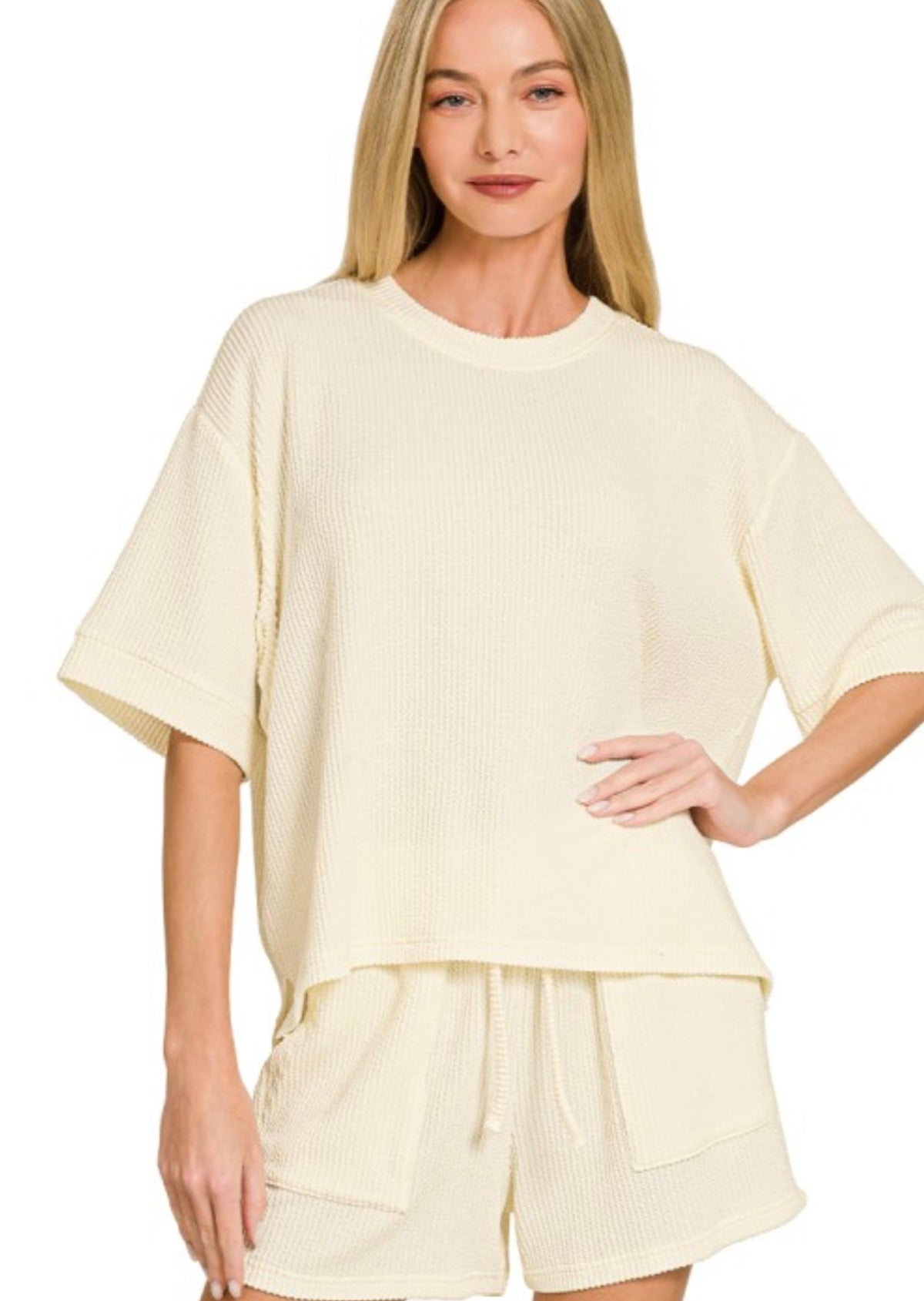 RIBBED cream