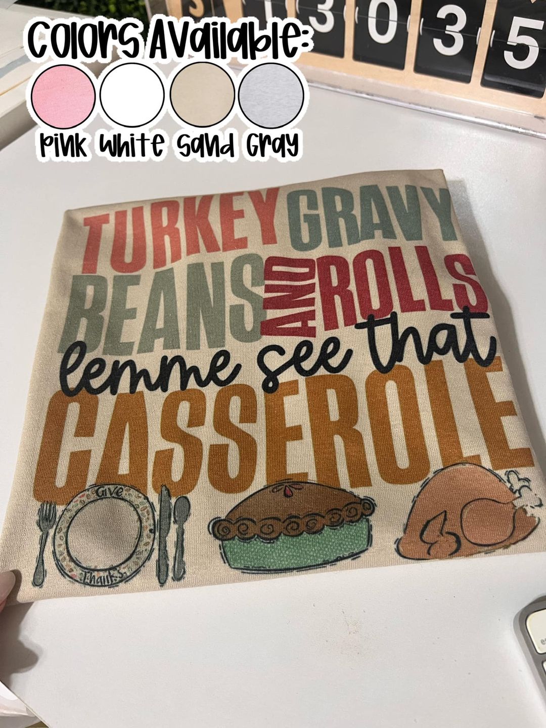 LET ME SEE THAT CASSEROLE