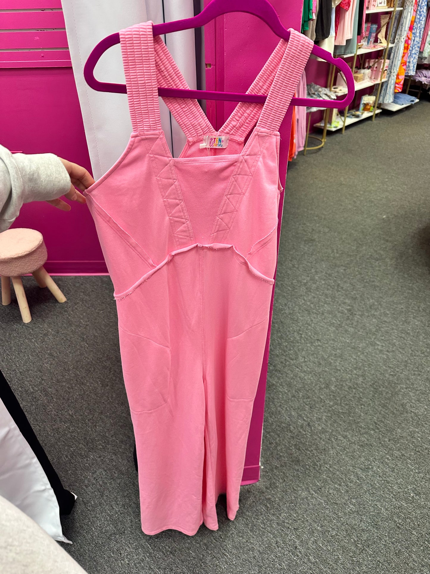 Pink jumpsuit