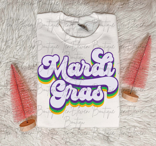 Retro Mardi Gras