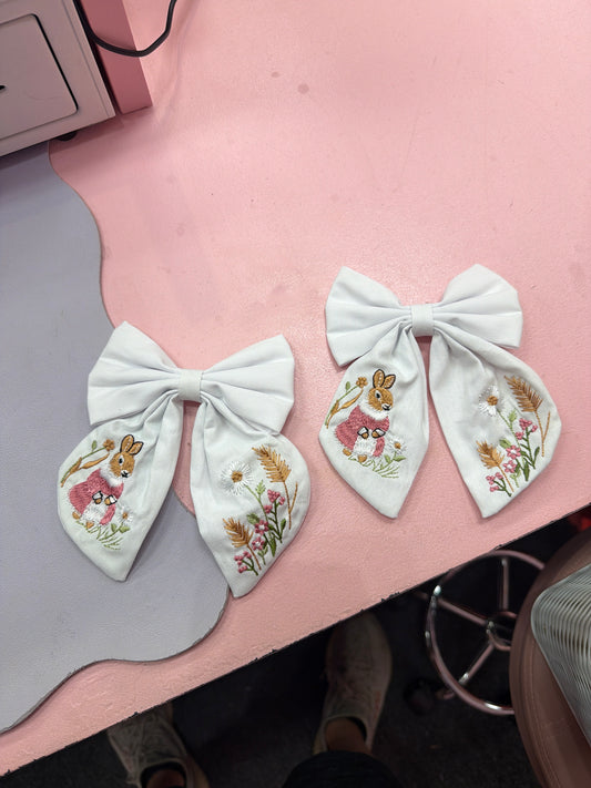 Easter clip bow