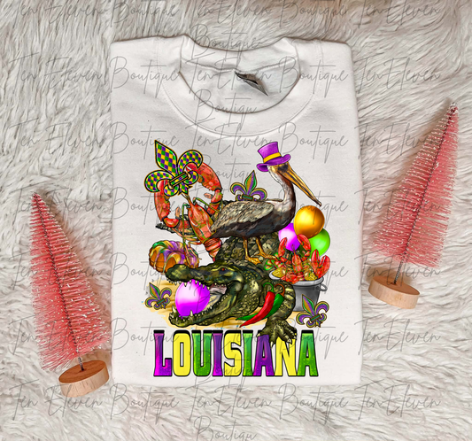 Louisiana Mardi Gras Collage