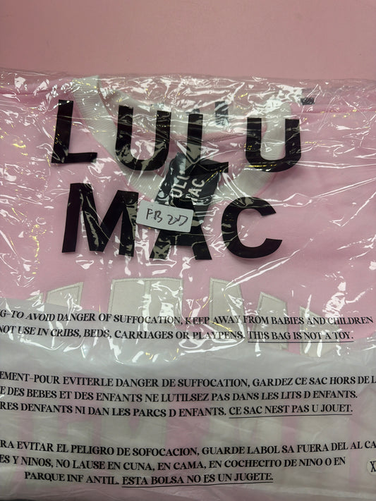 FB27 LULUMAC SWEATSHIRT Light Pink / White Embroidered White Collar