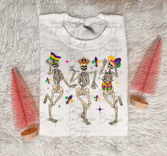Mardi Gras Skeletons