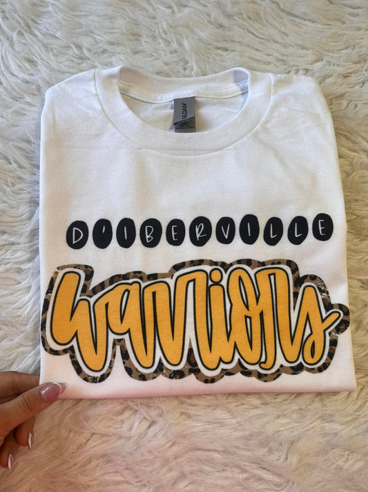 Diberville Warriors Cursive