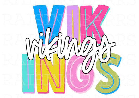 Vikings Multi-Color