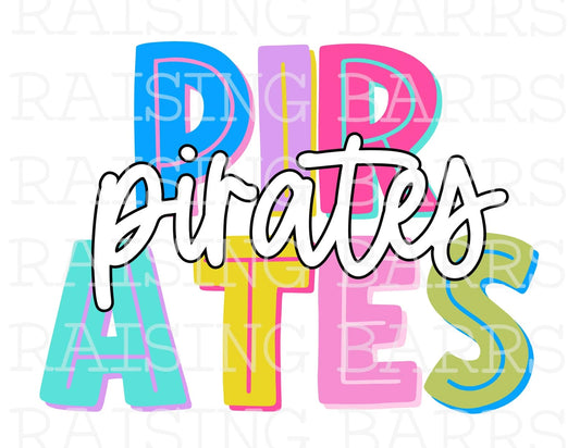 Pirates Multi-Color 2