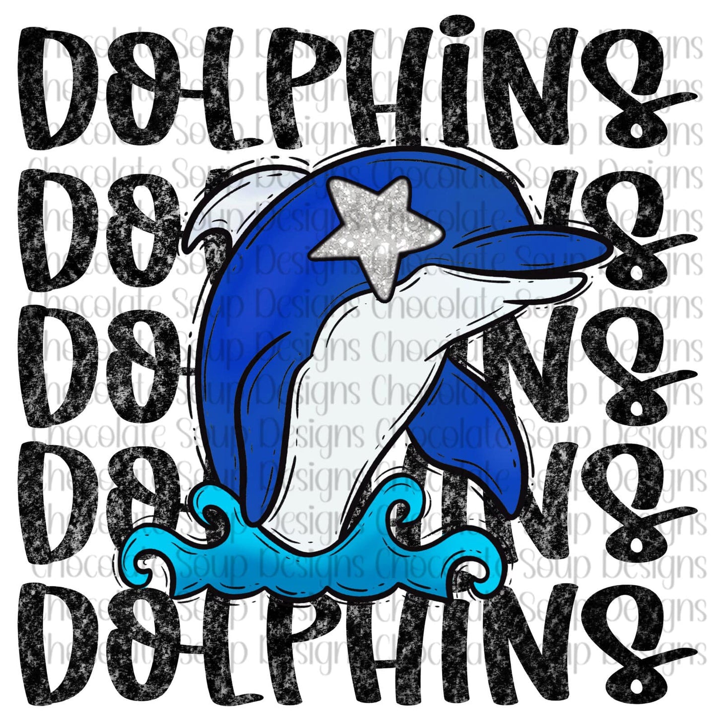 South Hancock Dolphins W/ Star