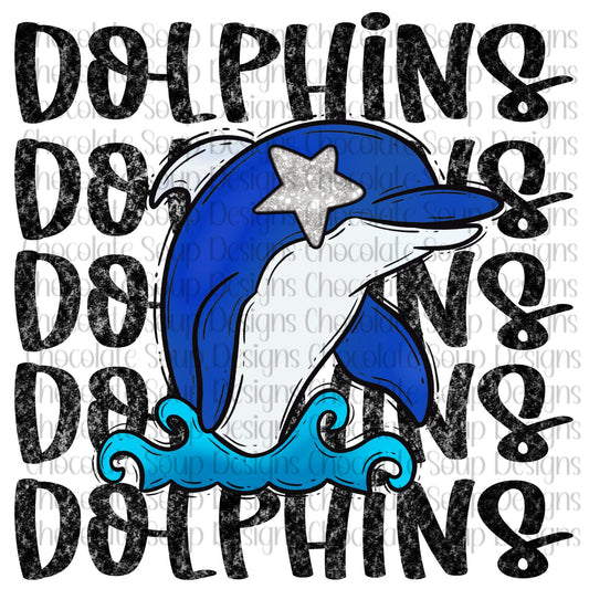 South Hancock Dolphins W/ Star