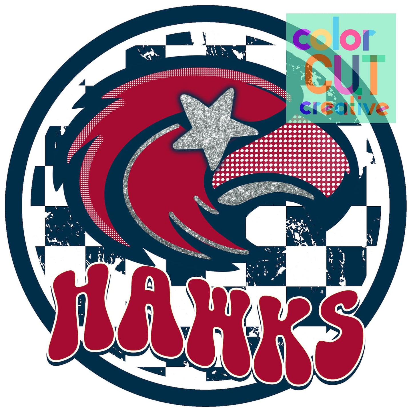 Hancock Hawks Checkered