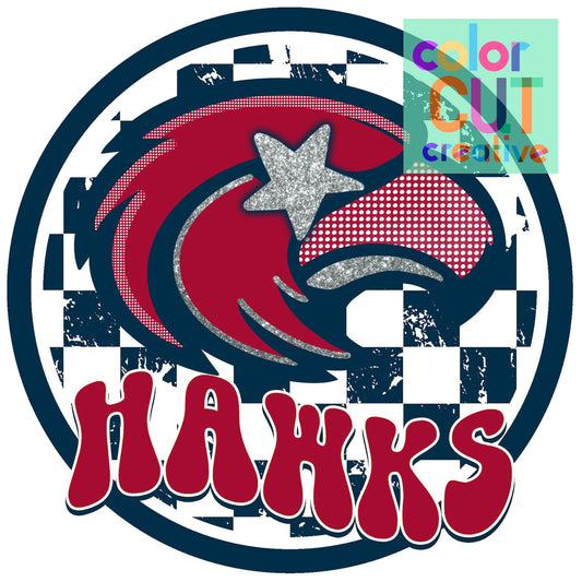 Hancock Hawks Checkered