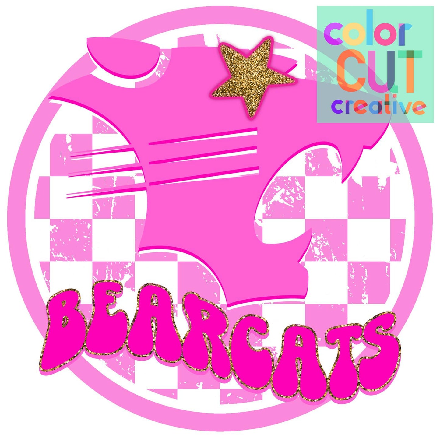 Bearcats Pink Checker