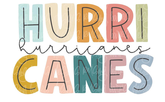 Hurricanes Pastel Multi-Color