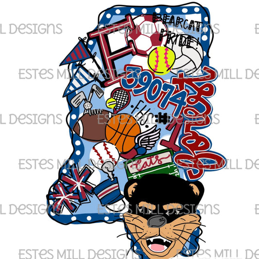 Forest Bearcats State Mississippi