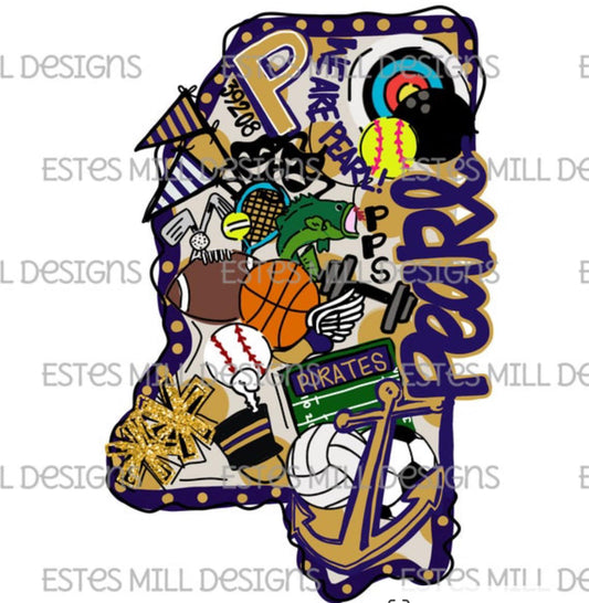 Pearl River Pirates State Mississippi