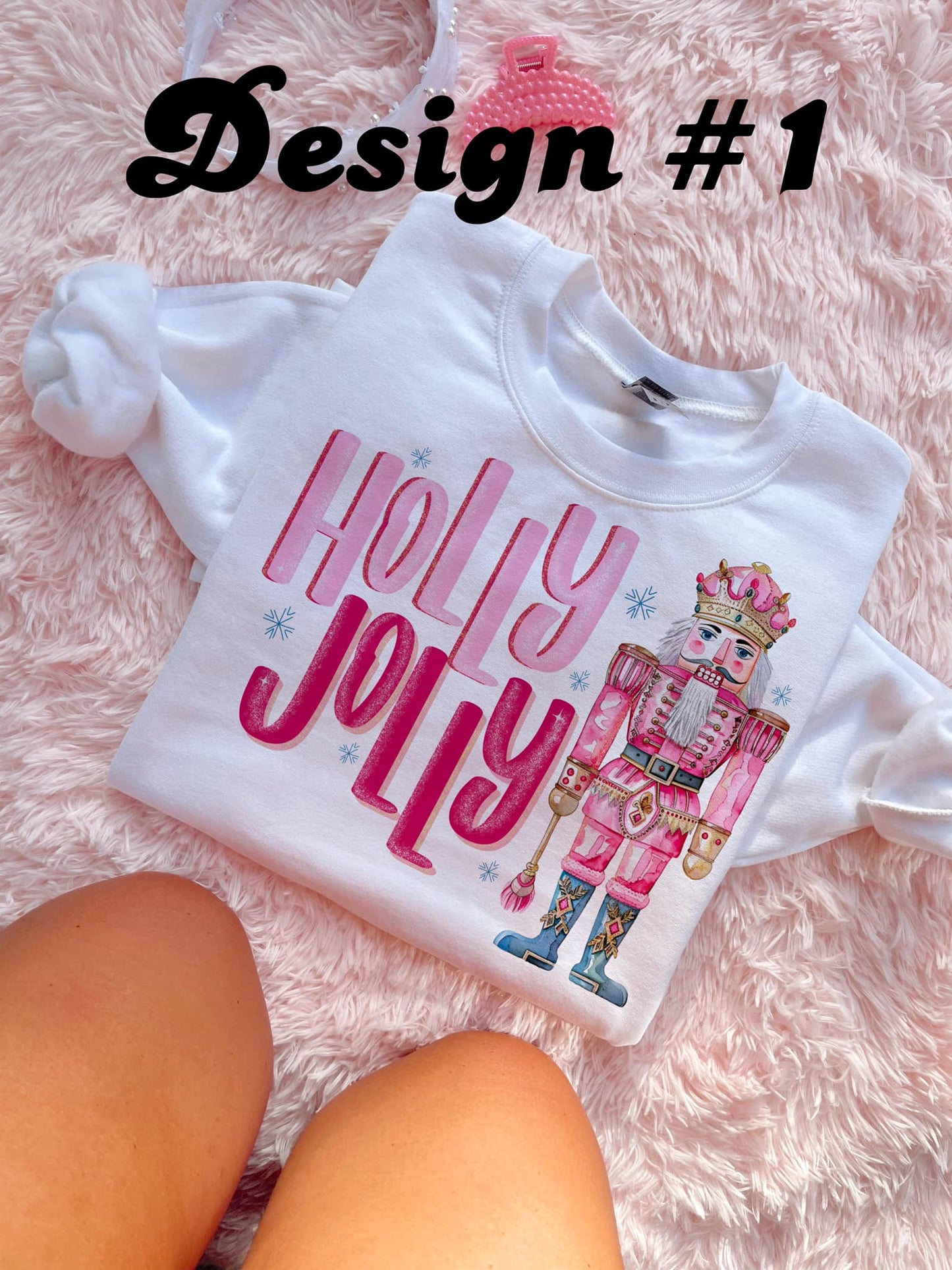 Holly Jolly Pink Nutcracker