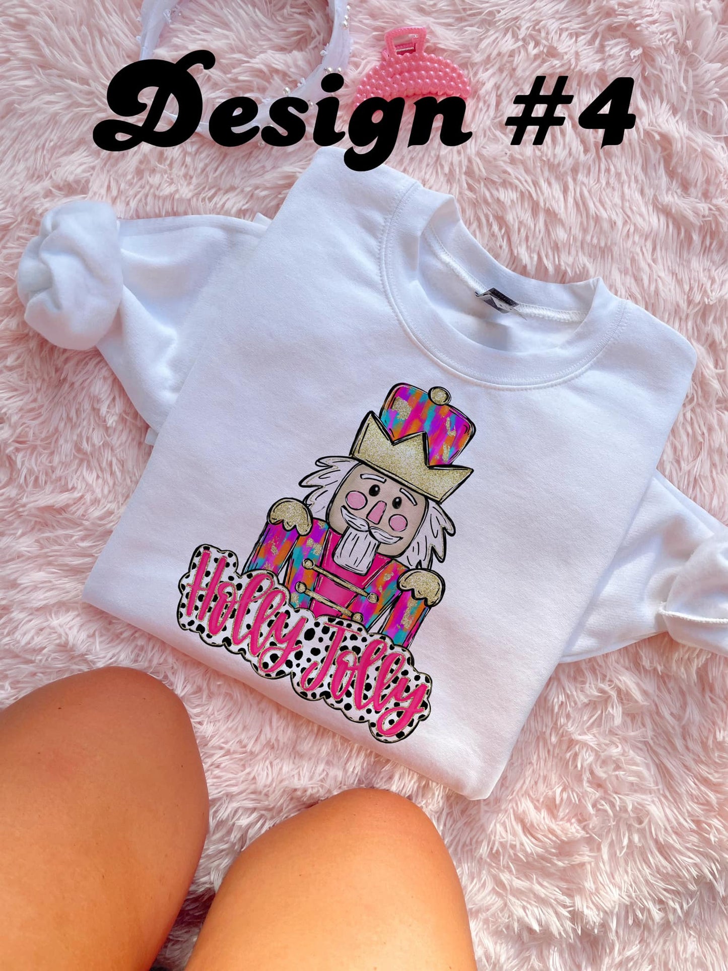 Holly Jolly Polka Dot Nutcracker