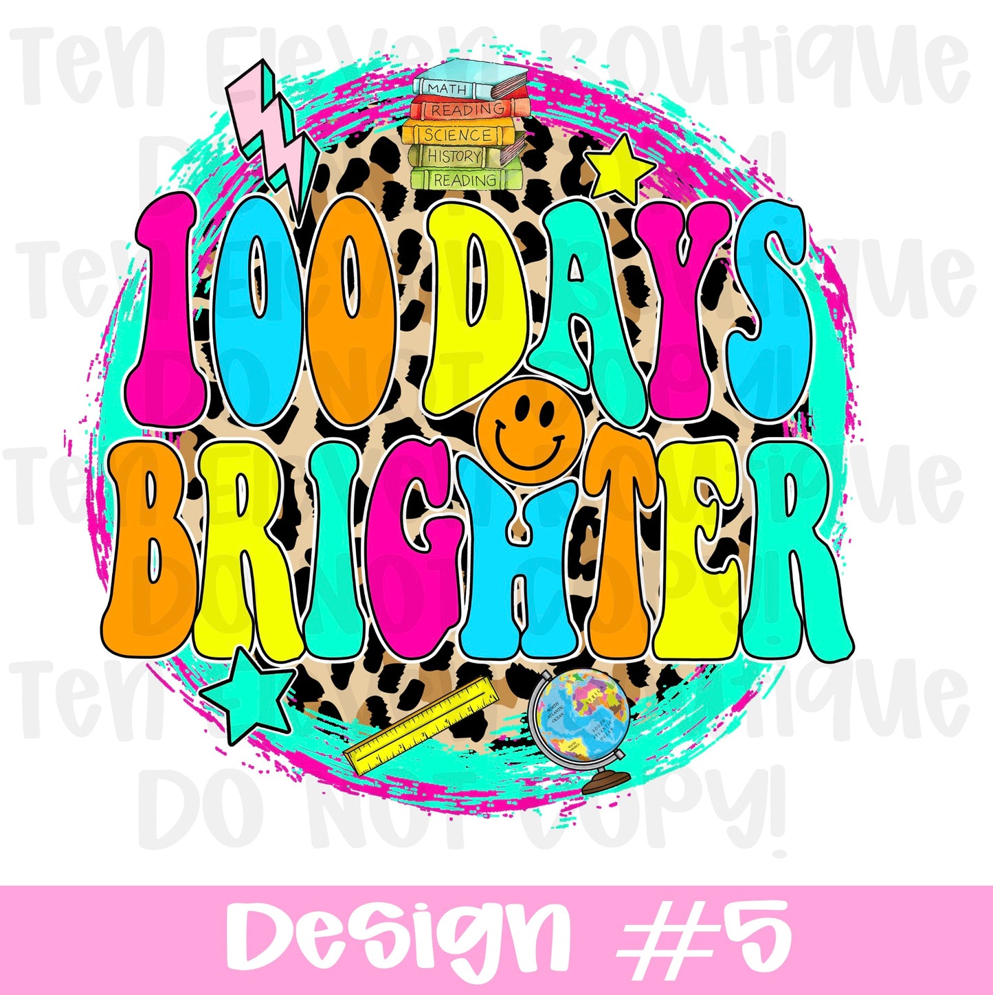 100 Days Brighter Retro Cheetah