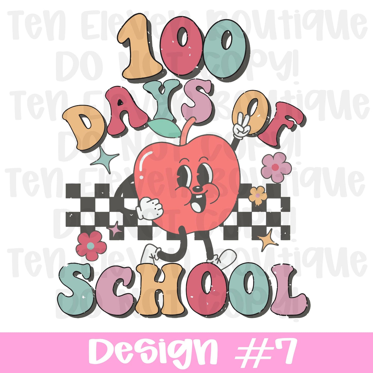 100 Days Of School Heart