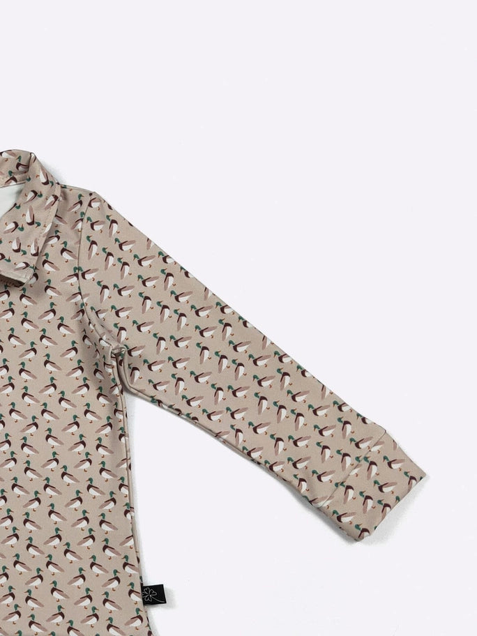 Khaki Mallard Boy Quarter Zip