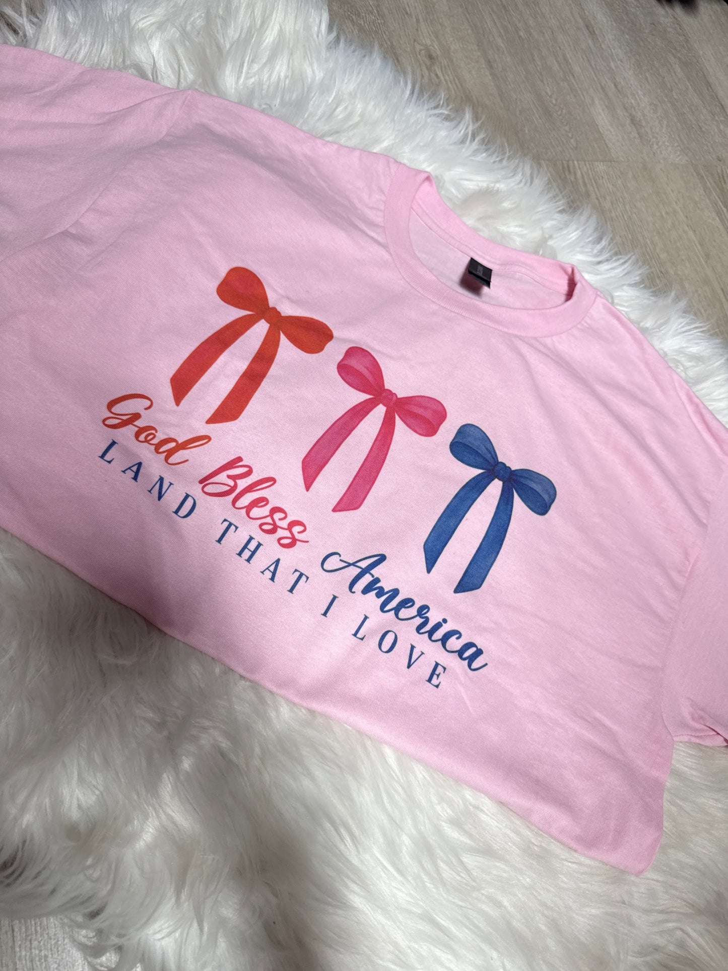 three bow FOJ pink L