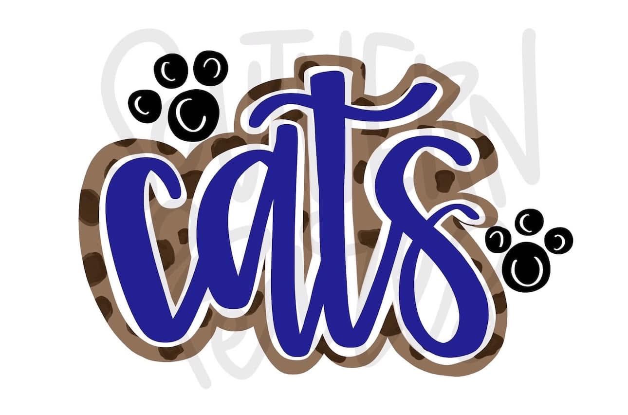 Cats Cheetah W/ Paws