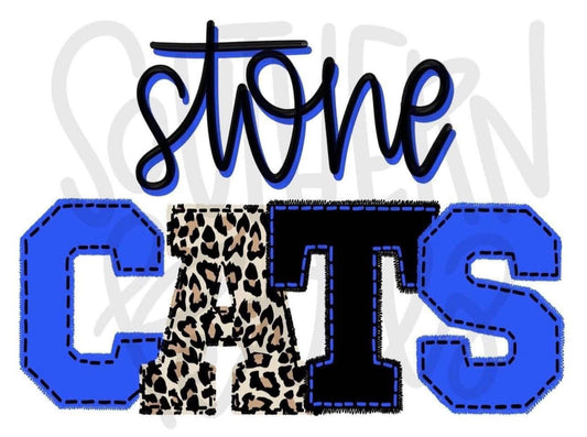 Stone Cats Cheetah Print "A"