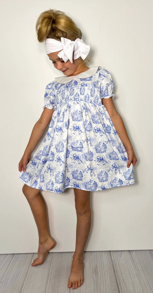 BLUE BUNNY DRESS