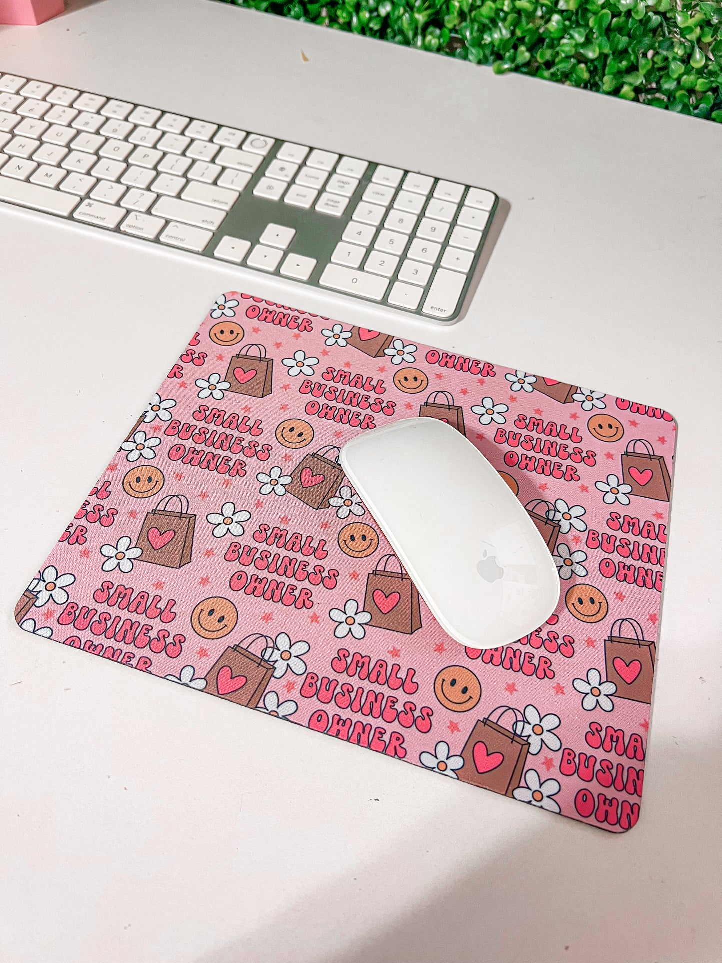 Small business owner mousepad