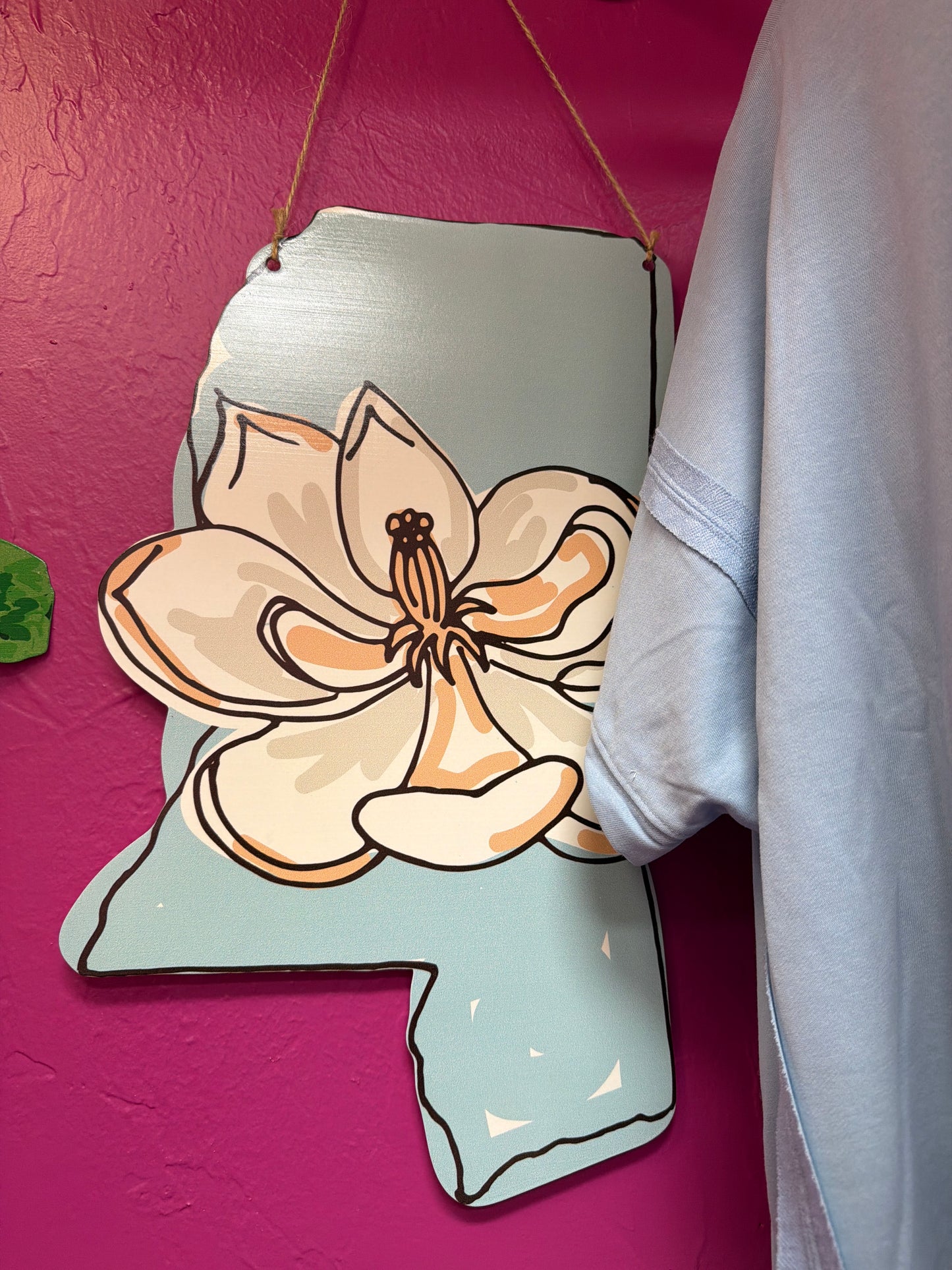 Metal door hanger MS magnolia