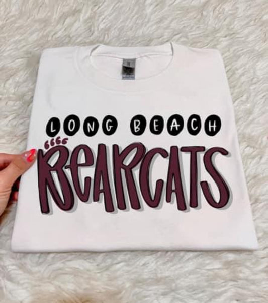 Long Beach bearcats tee