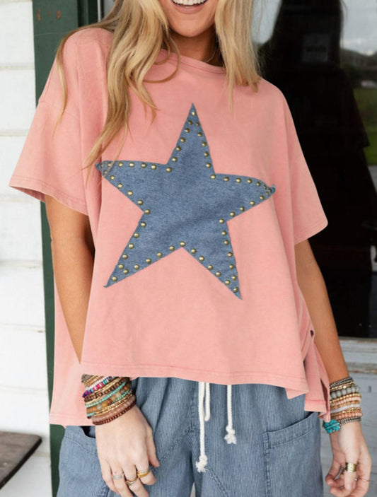 star peach tee