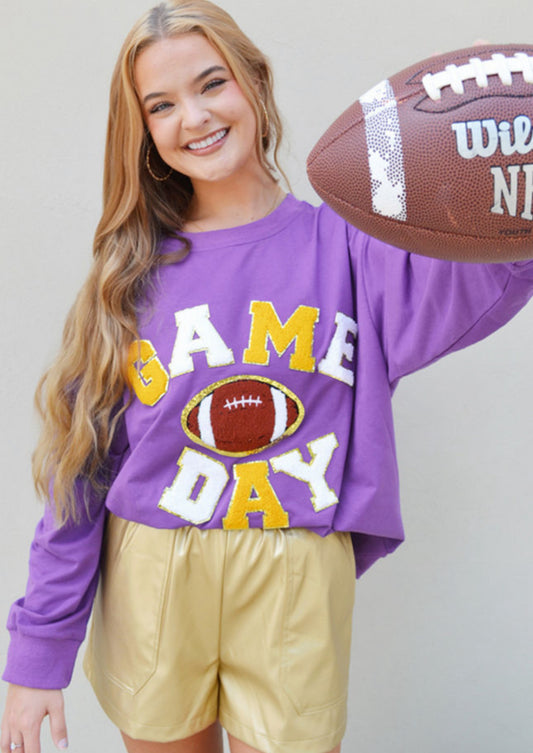 LSU patch Long sleeve