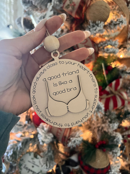 A good friend ornament