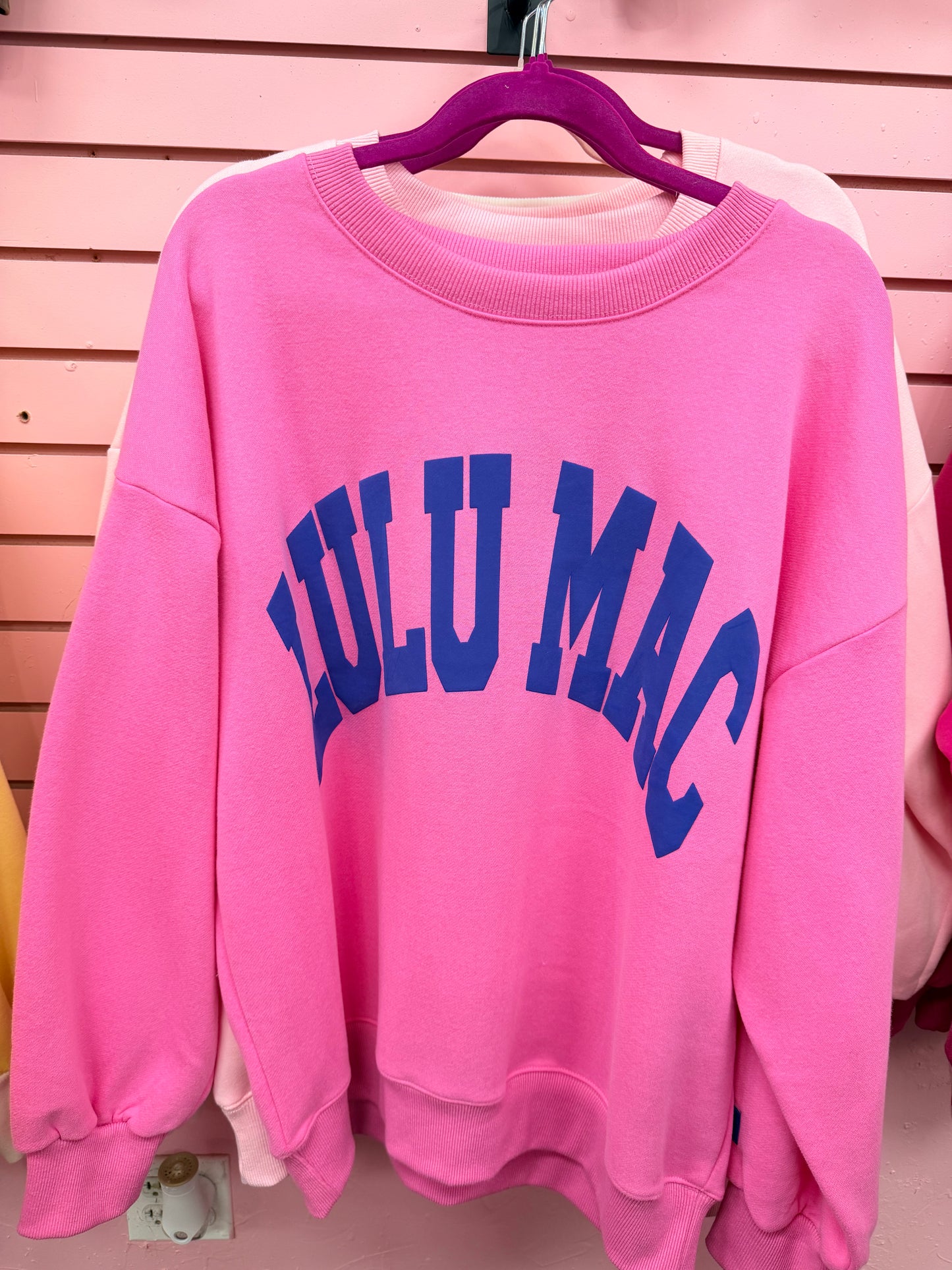 Lulu Mac pink & blue large