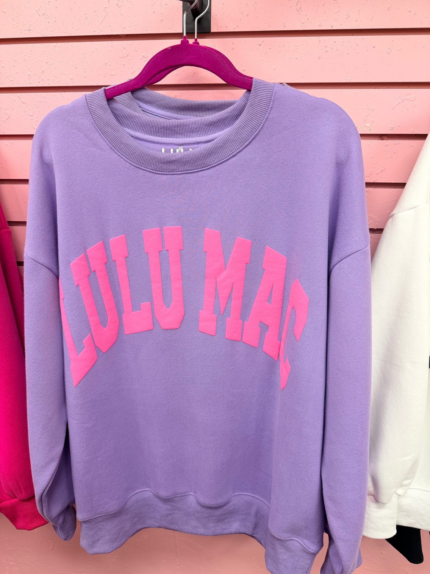 Lulu Mac purple w pink med