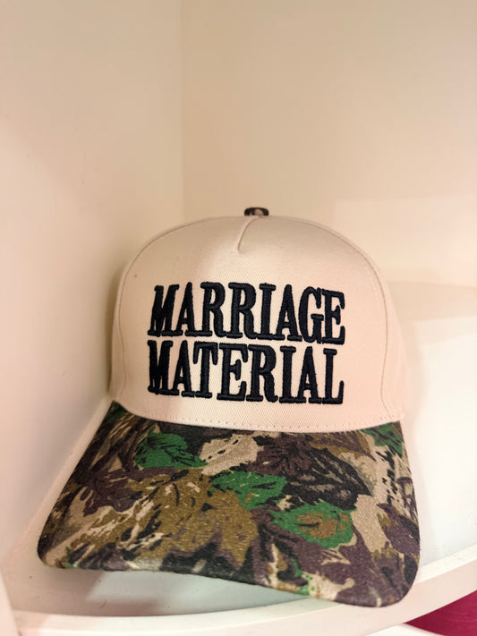 Marriage material hat