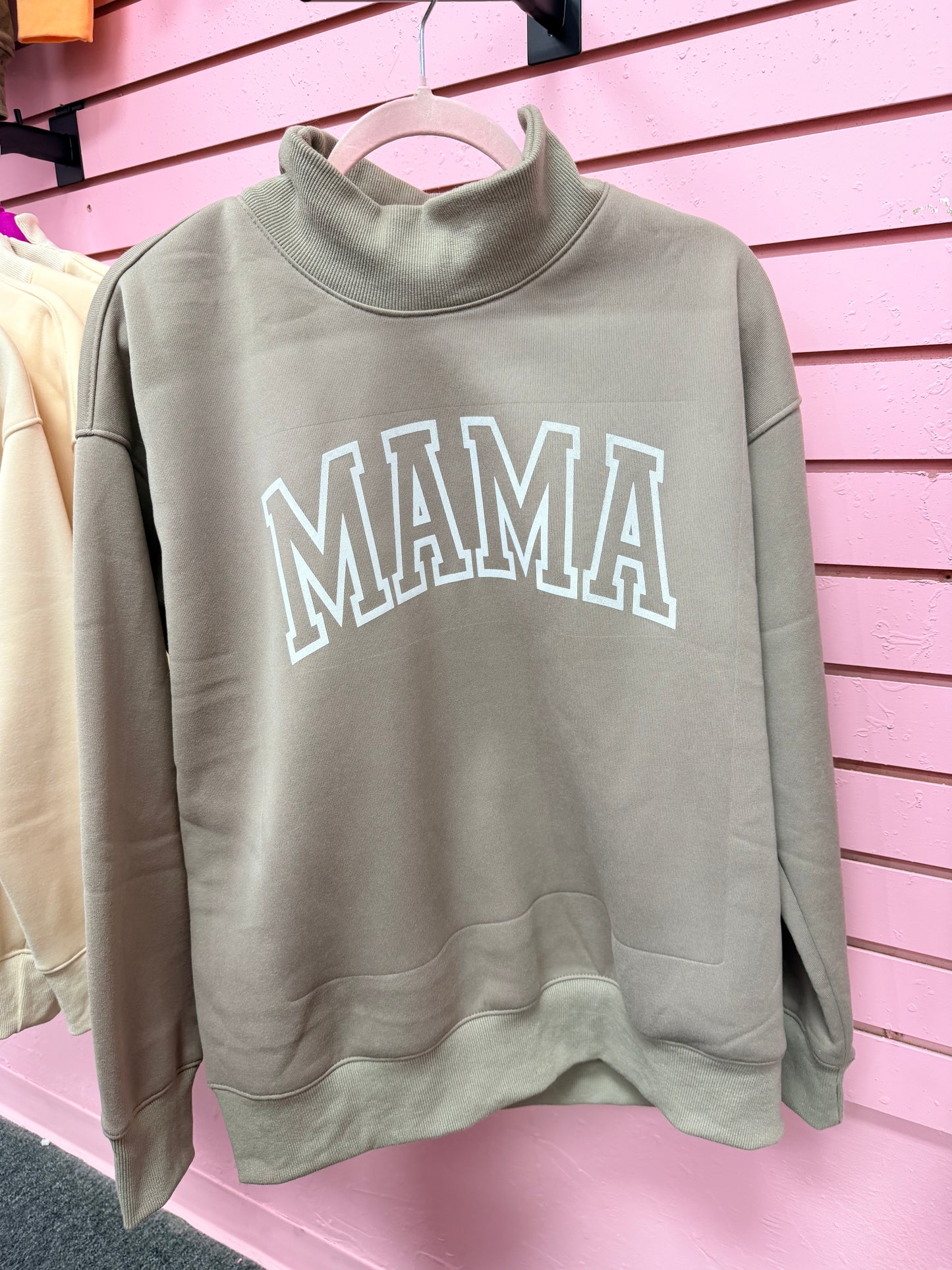 Med mock neck mama