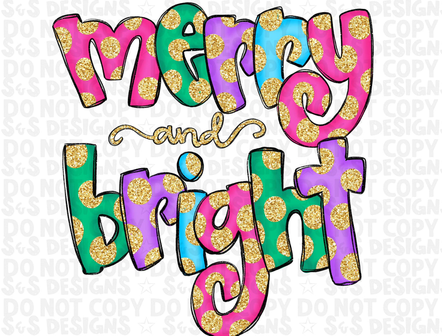 Merry And Bright Polka Dot