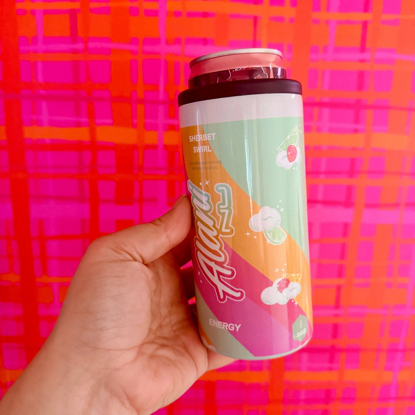 Slim Can Cooler, Sherbet Energy Drink