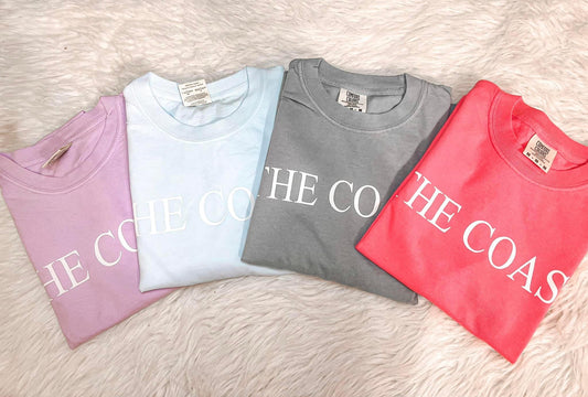 THE COAST comfort color tee